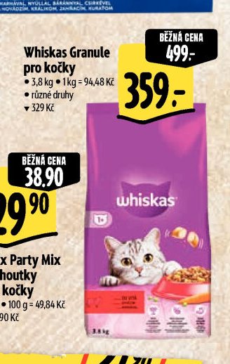 Whiskas Granule pro kočky