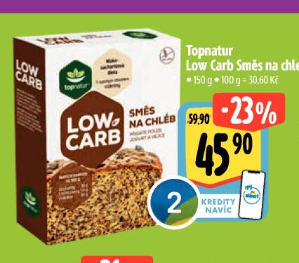 Topnatur Low Carb Směs na chleba