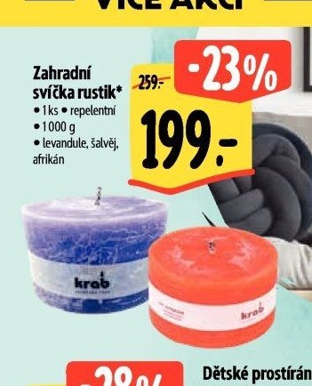 Zahradní svíčka rustik