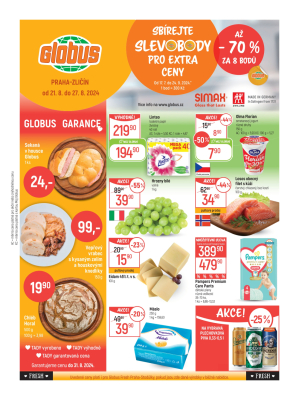 akční leták Globus 21.8.2024-27.8.2024