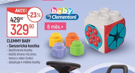 CLEMMY BABY Senzorická kostka