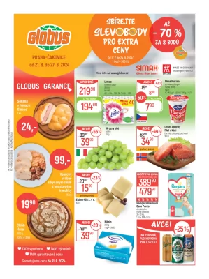akční leták Globus 21.8.2024-27.8.2024