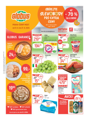 akční leták Globus 21.8.2024-27.8.2024