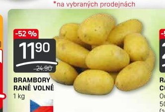 Brambory rané volné 1 kg