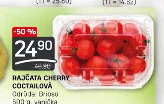 Rajčata cherry coctailová 500 g