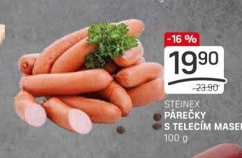 STEINEX PÁREČKY S TELECÍM MASEM