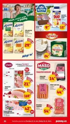 akční leták Penny Market 22.8.2024-28.8.2024