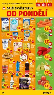 akční leták Penny Market 22.8.2024-28.8.2024