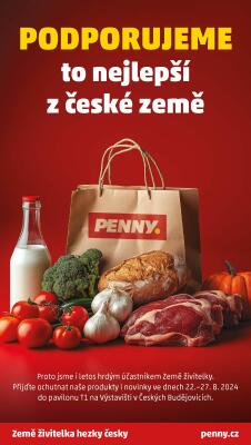 akční leták Penny Market 22.8.2024-28.8.2024