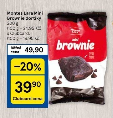 Montes Lara Mini Brownie dortíky