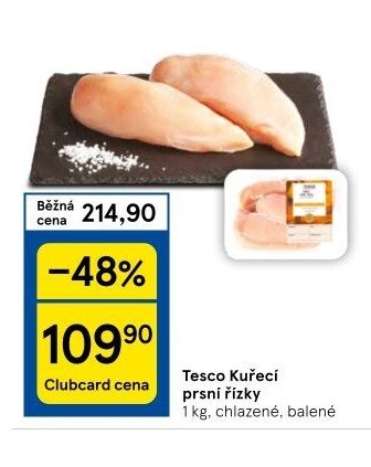 Tesco Kuřecí prsní řízky