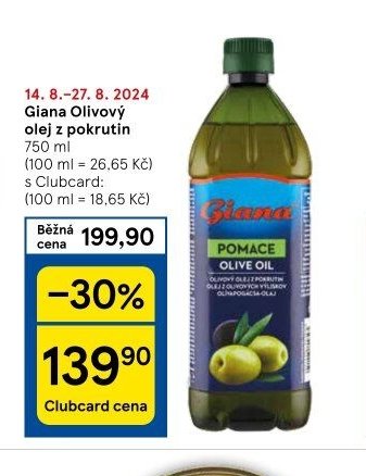 Giana Olivový olej z pokrutin