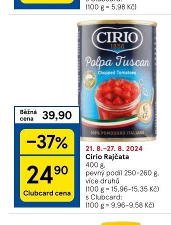 Cirio Rajčata