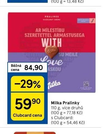 Milka Pralinky