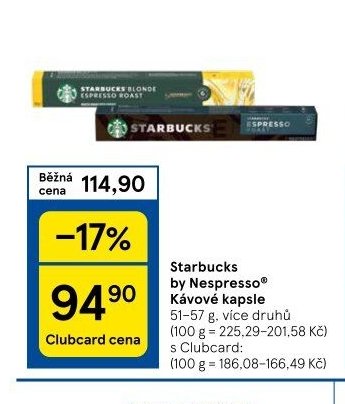 Starbucks by Nespresso Kávové kapsle