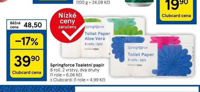 Springforce Toaletní papír