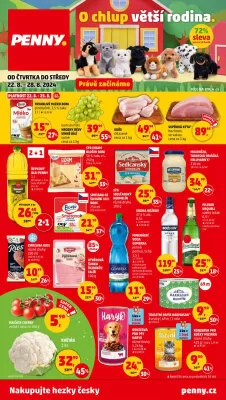 akční leták Penny Market 22.8.2024-28.8.2024