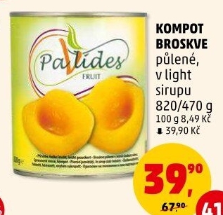 Kompot broskve Pavlides