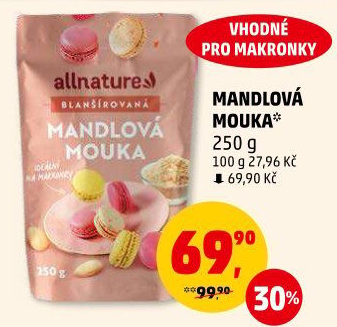 Mandlová mouka Allnature