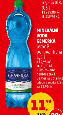 Minerální voda Gemerka