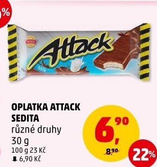 Oplatky Attack Sedita