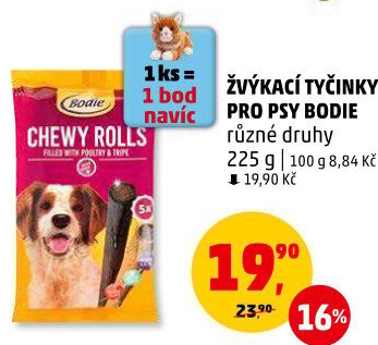 Pamlsky pro psy tyčinky Bodie