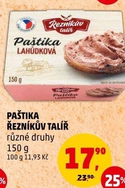 Paštika Řezníkův talíř