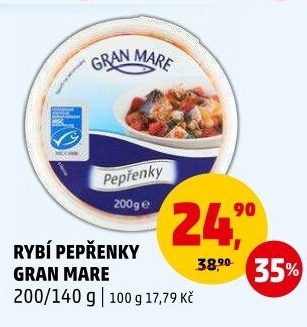 Rybí pepřenky Gran Mare