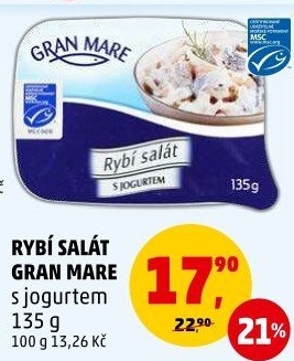 Salát rybí s jogurtem Gran Mare