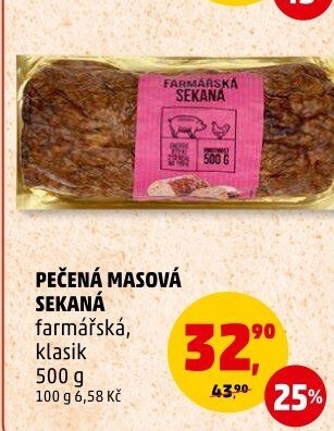 Sekaná pečená farmářská