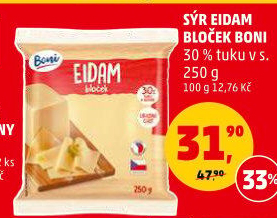 Sýr Eidam 30% Boni