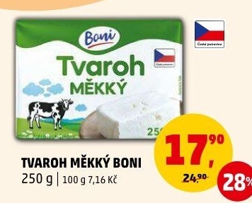 Tvaroh měkký Boni