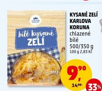 Zelí bílé kysané Karlova Koruna