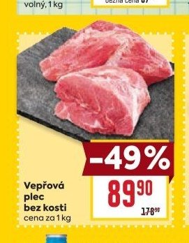 Vepřová plec bez kosti