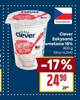 Clever Zakysaná smetana 18%