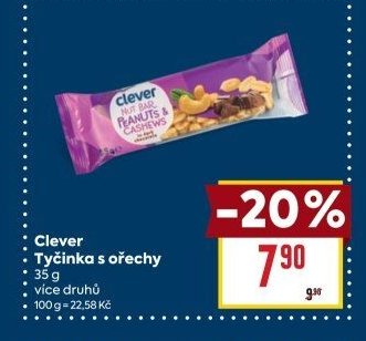 Clever Tyčinka s ořechy
