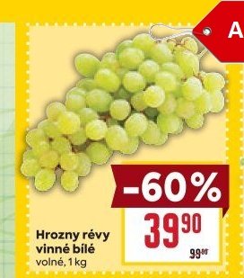 Hrozny révy vinné bílé