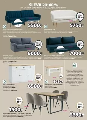 akční leták Jysk 21.8.2024-17.9.2024