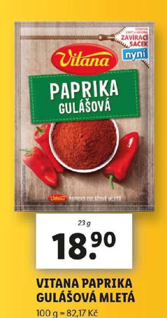 VITANA PAPRIKA GULÁŠOVÁ MLETÁ