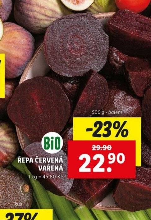Řepa červená vařená