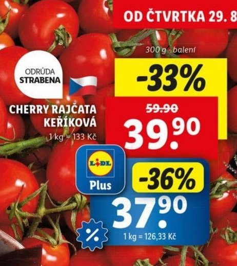 Cherry rajčata keříková