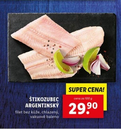 ŠTIKOZUBEC ARGENTINSKÝ
