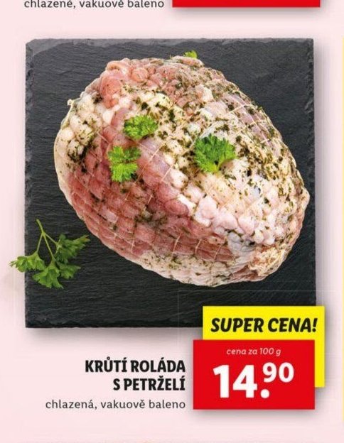KRŮTÍ ROLÁDA S PETRŽELÍ