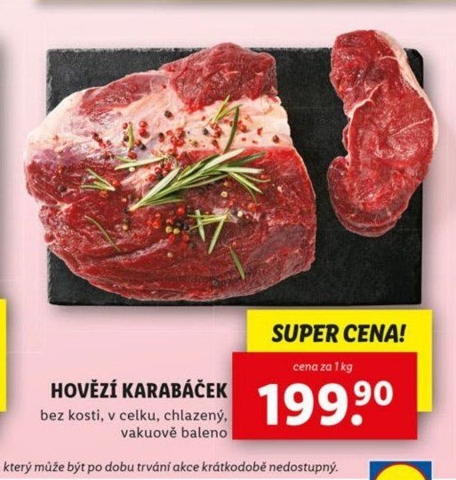 HOVĚZÍ KARABÁČEK
