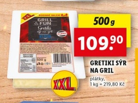 Gretiki sýr na gril