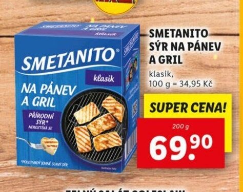 Smetanito sýr na pánev a gril