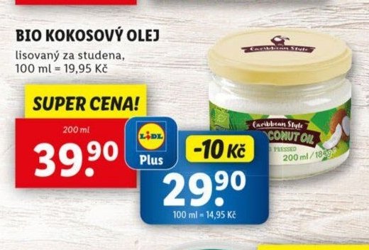 Bio kokosový olej