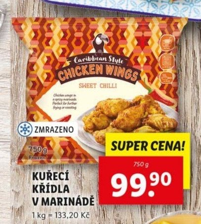 Kuřecí křidla v marinádě