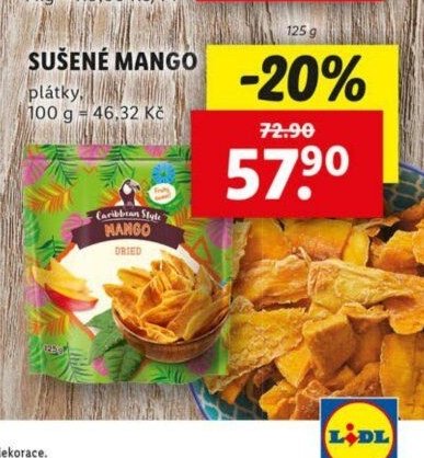 Sušené mango