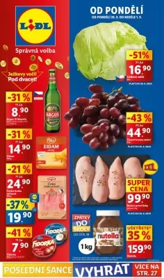 akční leták Lidl 26.8.2024-1.9.2024